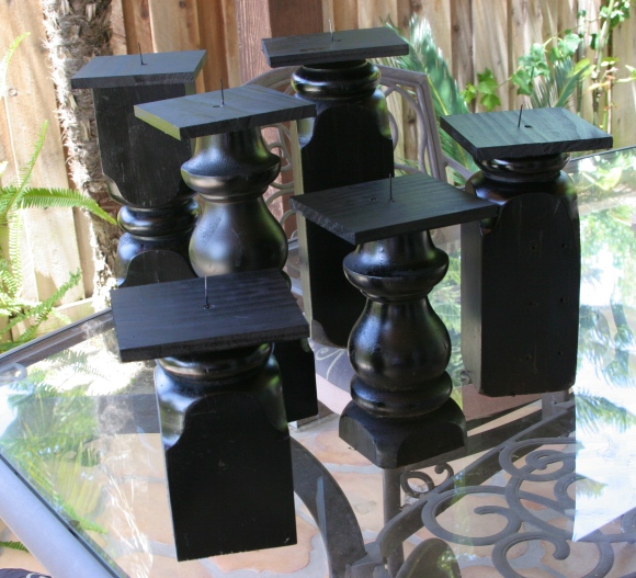 Bed Post Candle Holders